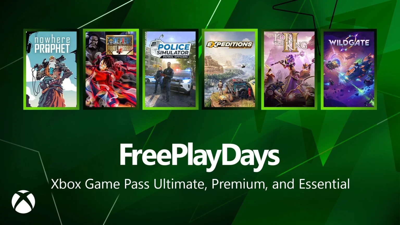 Xbox Free Play Days opens 20-23 November with six varied picks