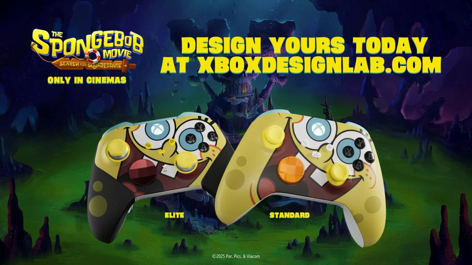 SpongeBob dives onto Xbox with limited‑edition controllers