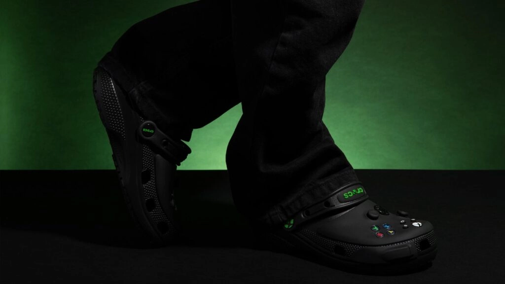 Xbox and Crocs exclusive collection: unique shoes designed with Xbox controller features for ultimate comfort and style.