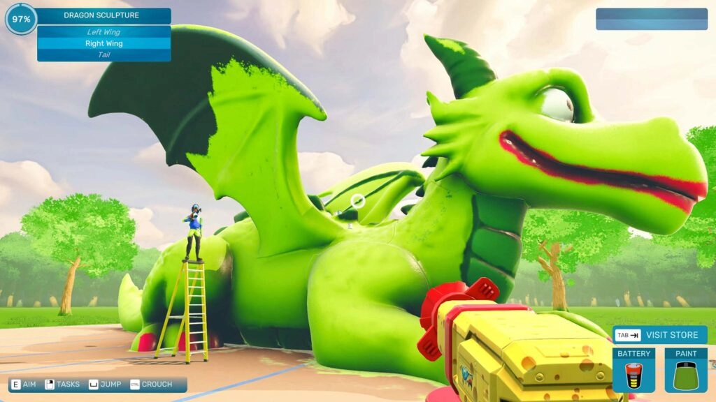 Spray Paint Simulator refresh focuses on control and performance