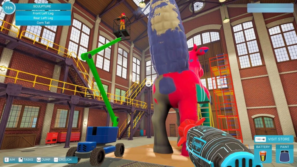 Spray Paint Simulator refresh focuses on control and performance