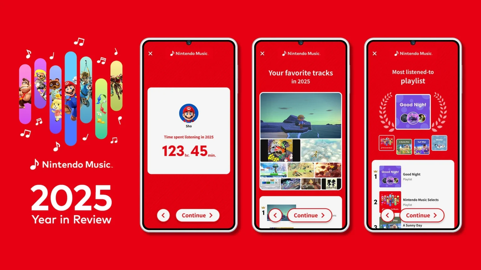 Nintendo Music rolls out 2025 Year in Review – limited window
