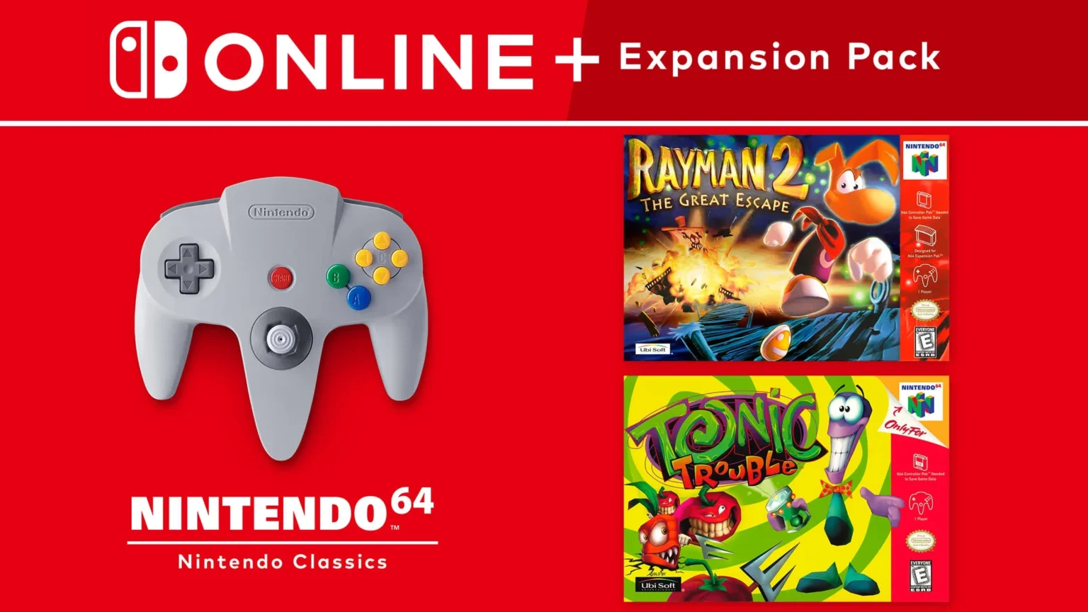 Rayman 2 and Tonic Trouble join Nintendo 64 classics on NSO