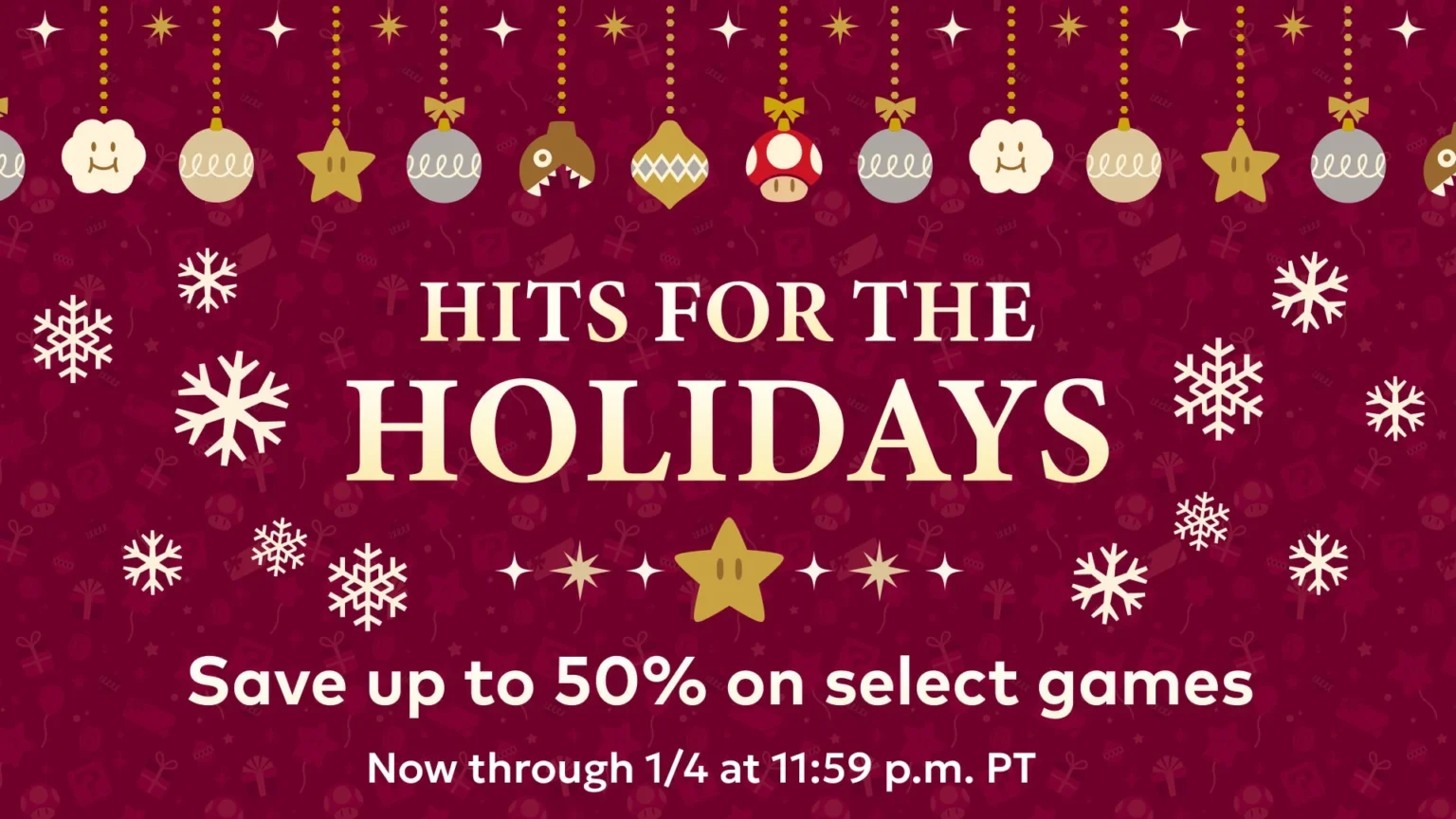 Holiday price cuts hit Nintendo Switch: up to 50% off select games