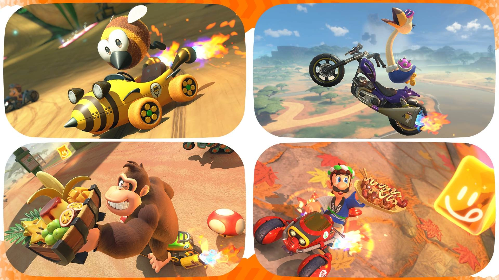 Exciting Mario Kart action: racers, boosts, and vibrant tracks for Nintendo Switch gameplay tips and strategies!