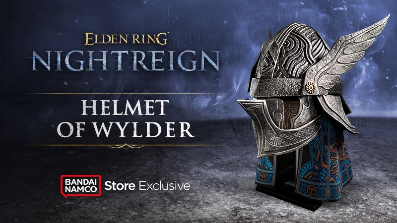 Elden Ring Nightreign Helmet of Wylder, a unique gaming gift from Bandai Namco, perfect for passionate gamers.