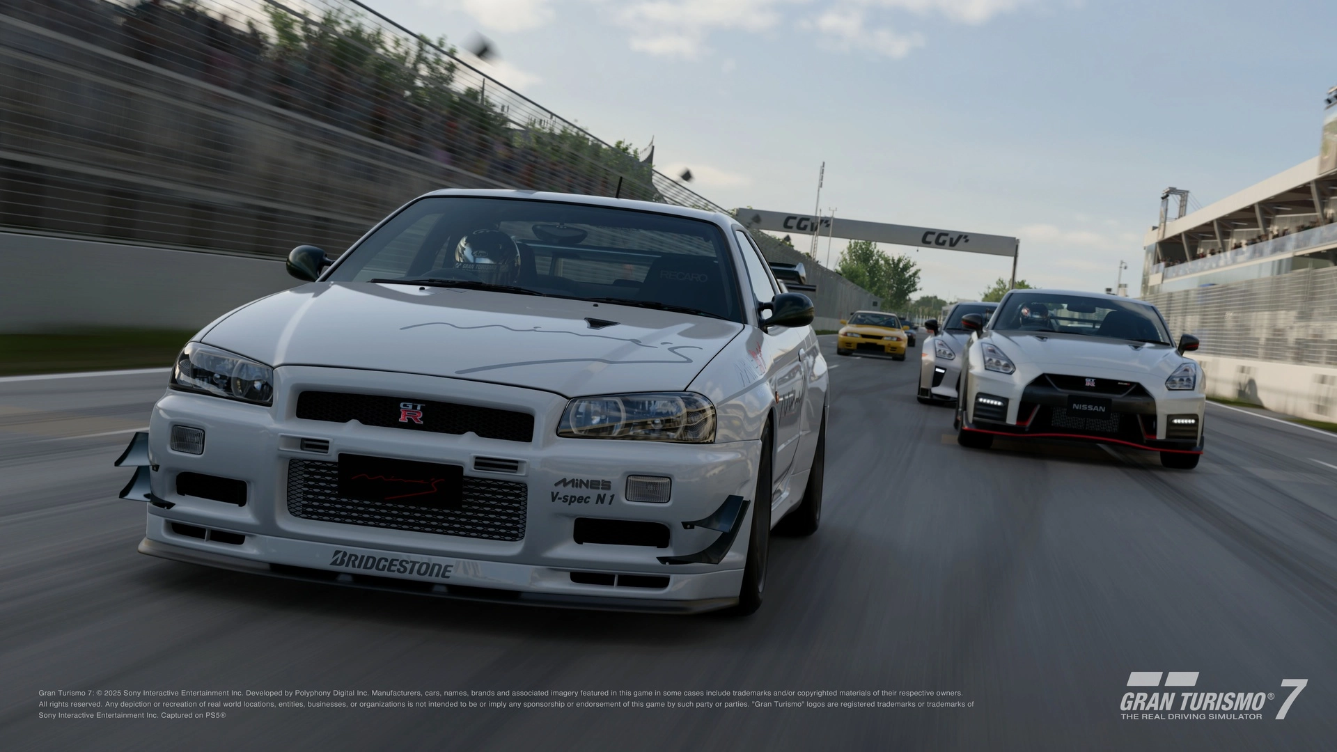 High-performance cars race in Gran Turismo 7's Spec III Update 1.65, featuring new circuits and exciting events.