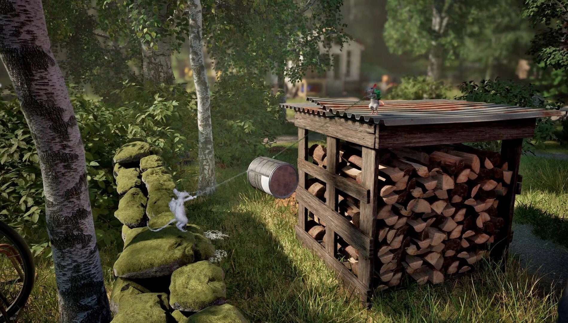 A tiny mouse solving puzzles in a magical, northern Swedish setting, showcasing teamwork and innovative gameplay in Hela.