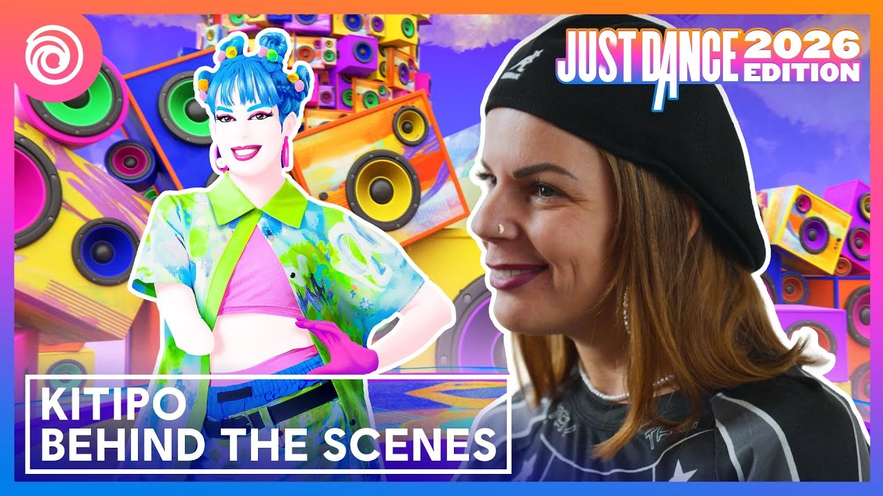 Behind-the-scenes of Just Dance 2026 featuring Angelina Bruno, celebrating resilience and self-expression through dance.