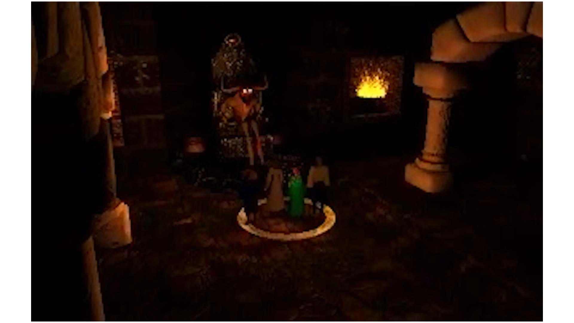 Dark, atmospheric scene from Blood: Refreshed Supply showcasing iconic horror FPS elements and improved gameplay mechanics.