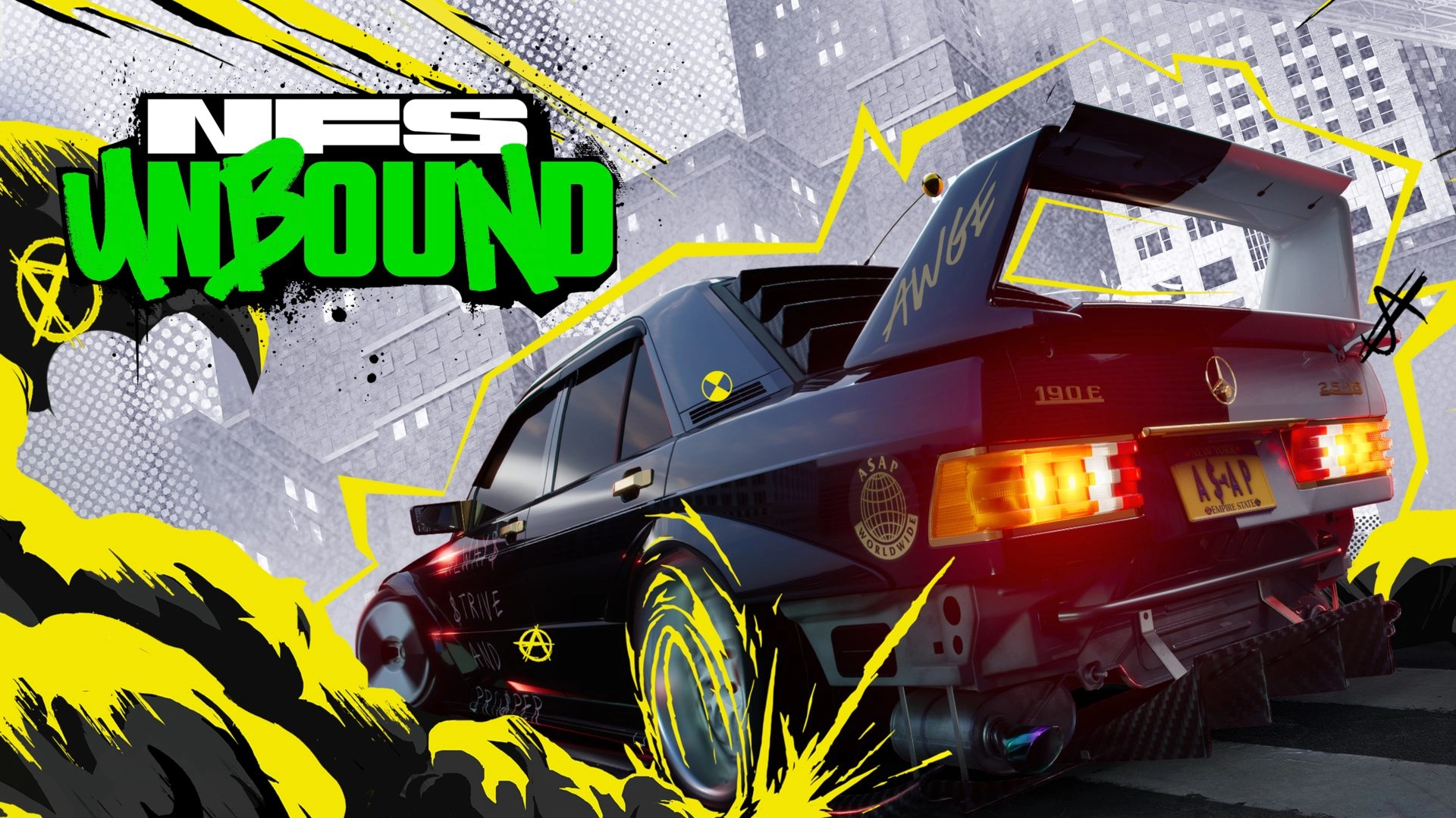 Need for Speed Unbound PS5 game cover featuring a sleek car and vibrant graphics, perfect for adrenaline-pumping racing.