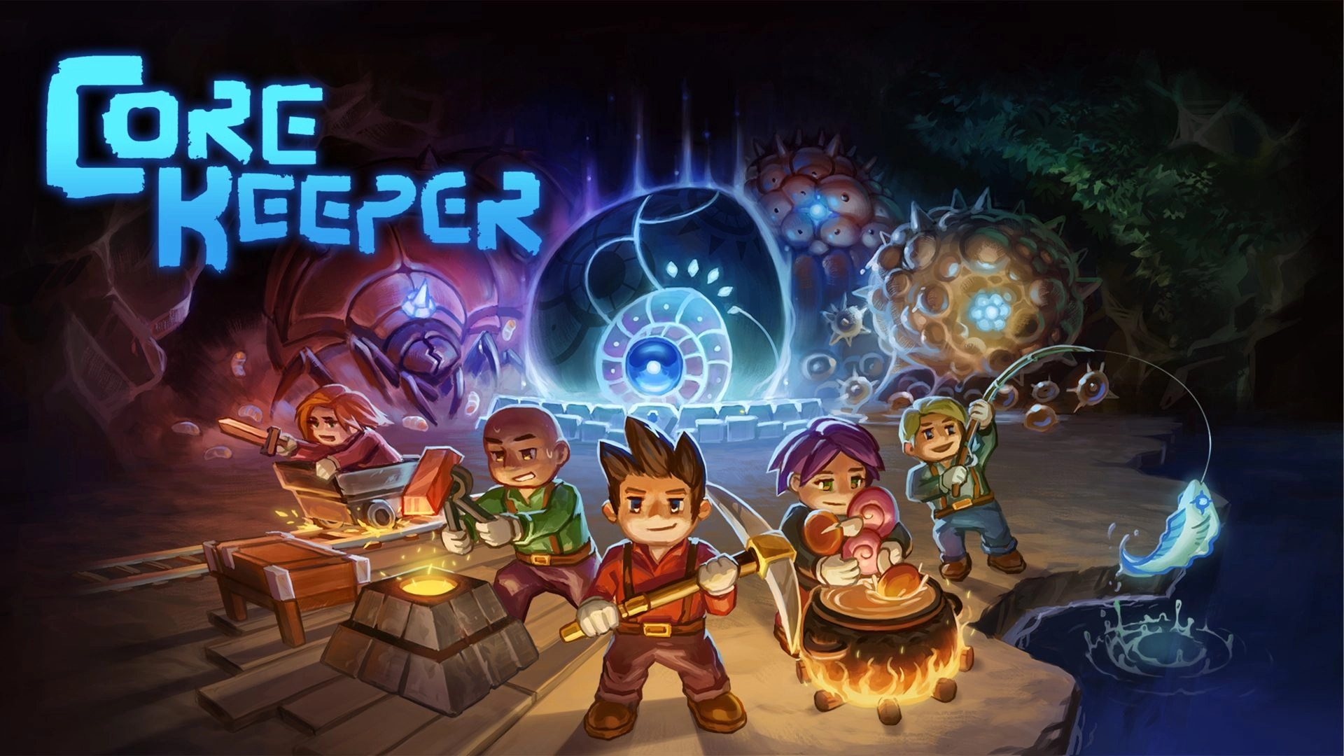 Explore the vibrant world of Core Keeper, a multiplayer adventure game featuring crafting, mining, and character customiza...