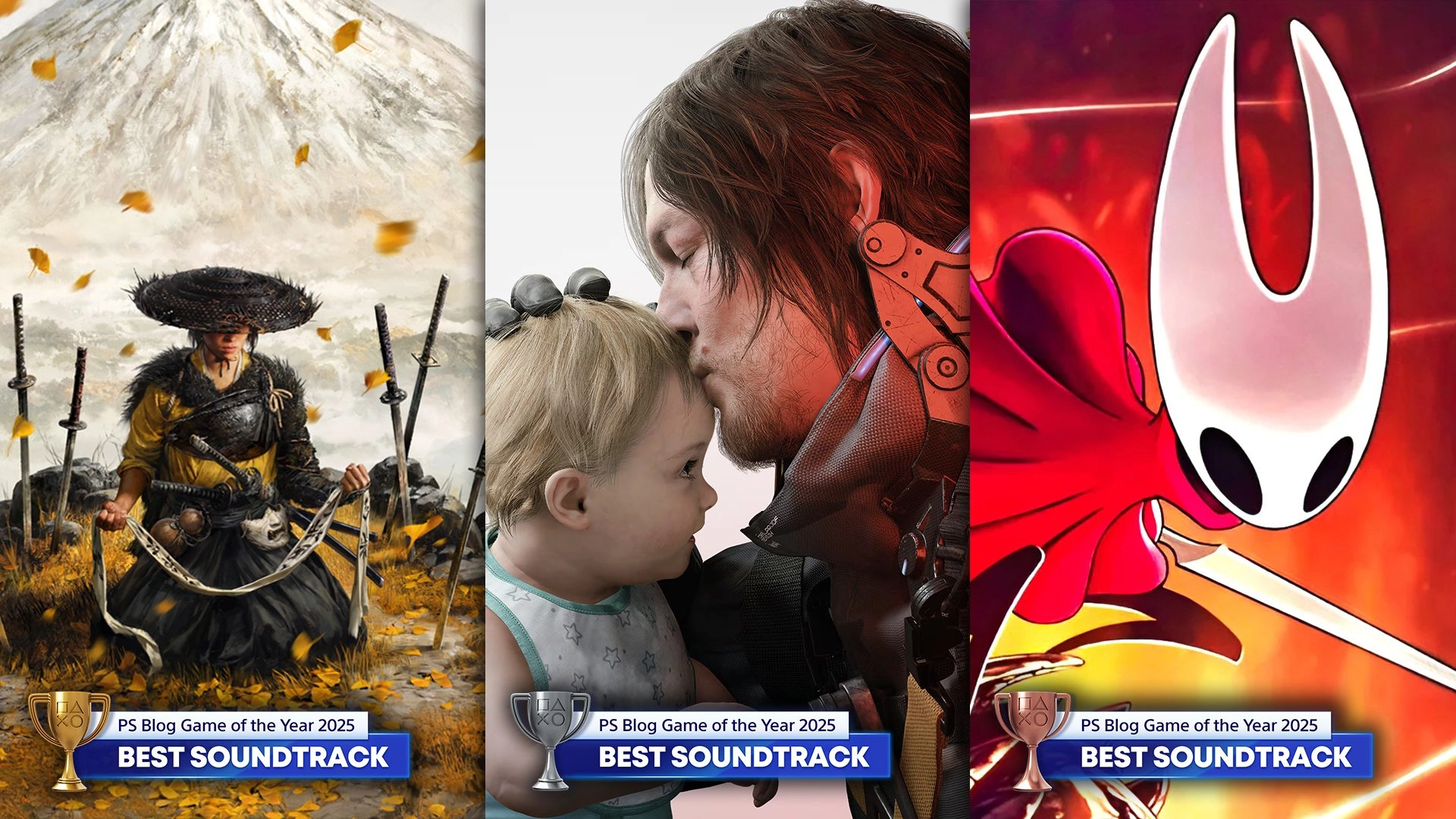 PlayStation Blog Game of the Year 2025 winners showcase iconic characters and memorable moments across award categories.