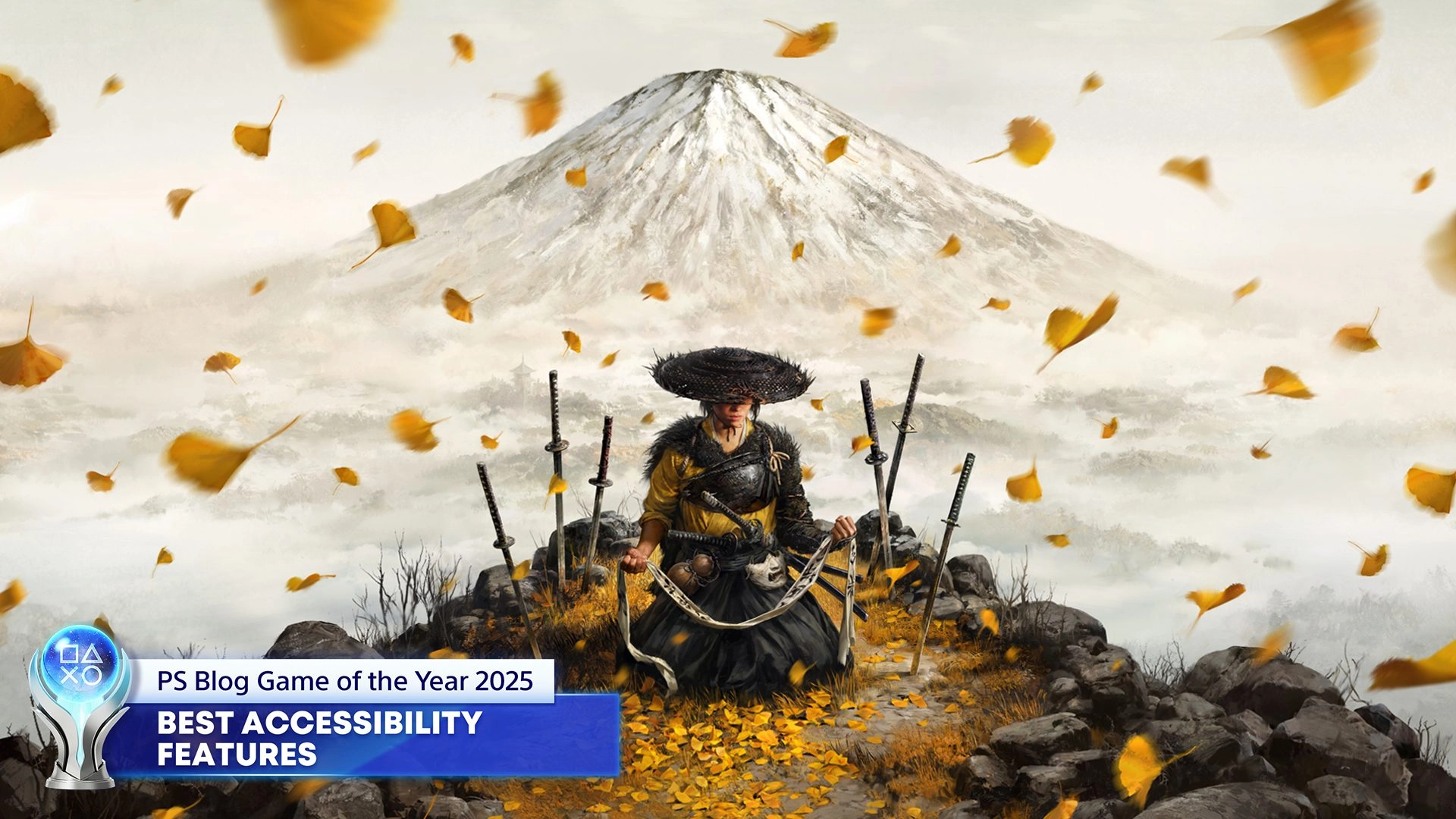 2025 PS Blog Game of the Year Awards: Celebrating Best Accessibility Features with stunning mountain backdrop.
