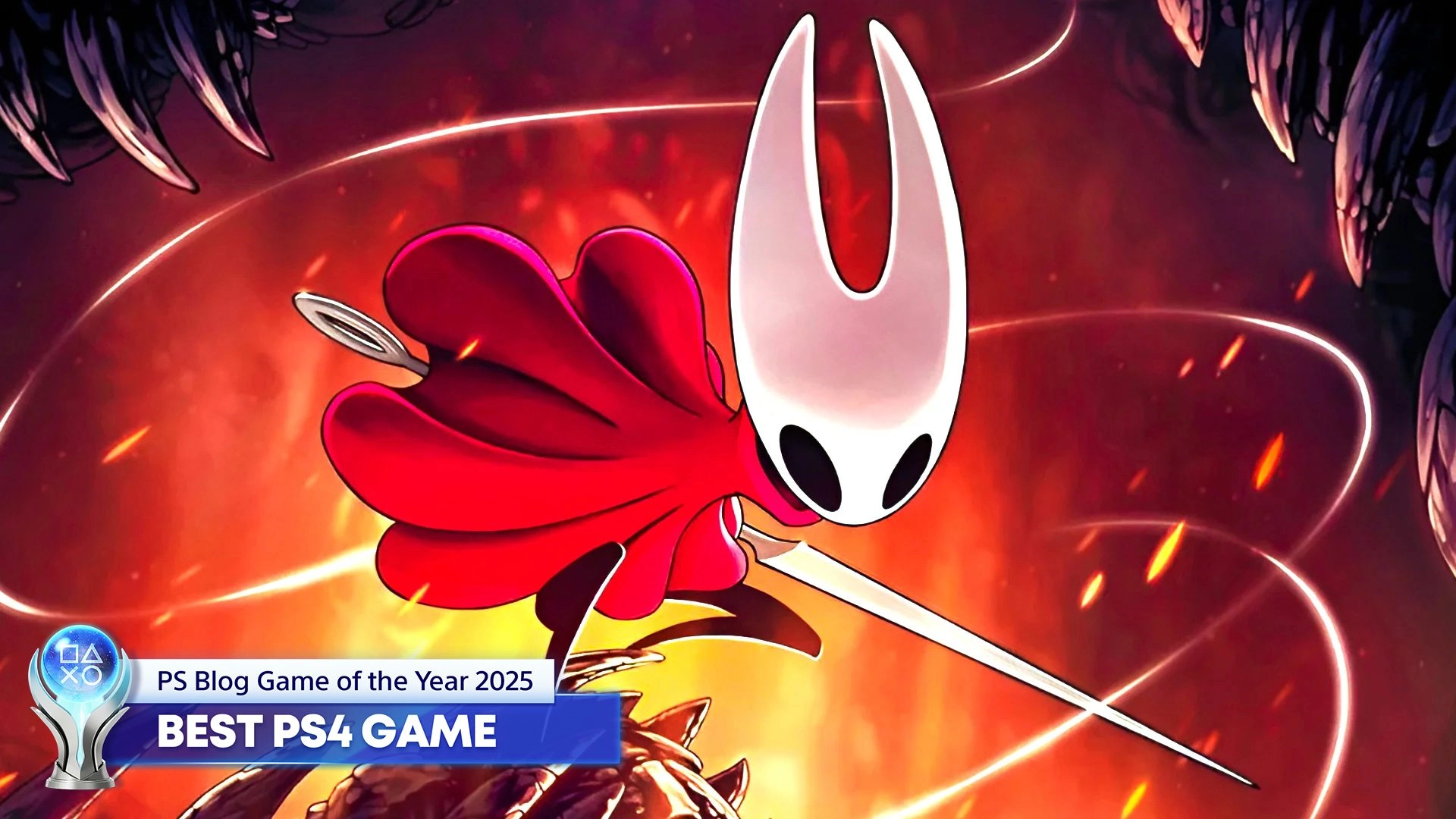 PlayStation Blog Game of the Year 2025: Celebrating fan-voted best new character, Hornet from Hollow Knight: Silksong.