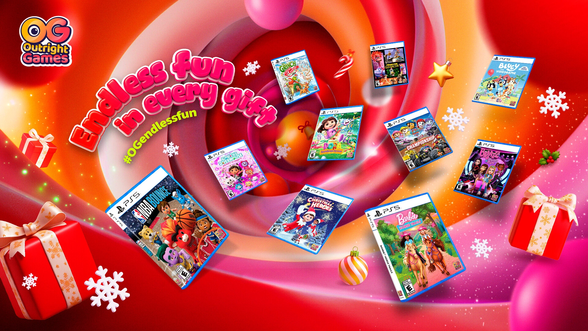 Celebrate gaming memories of 2025 with festive greetings and a showcase of joyful game titles for the holiday season.