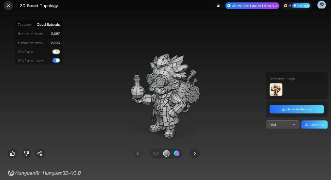 3D model showcasing Tencent