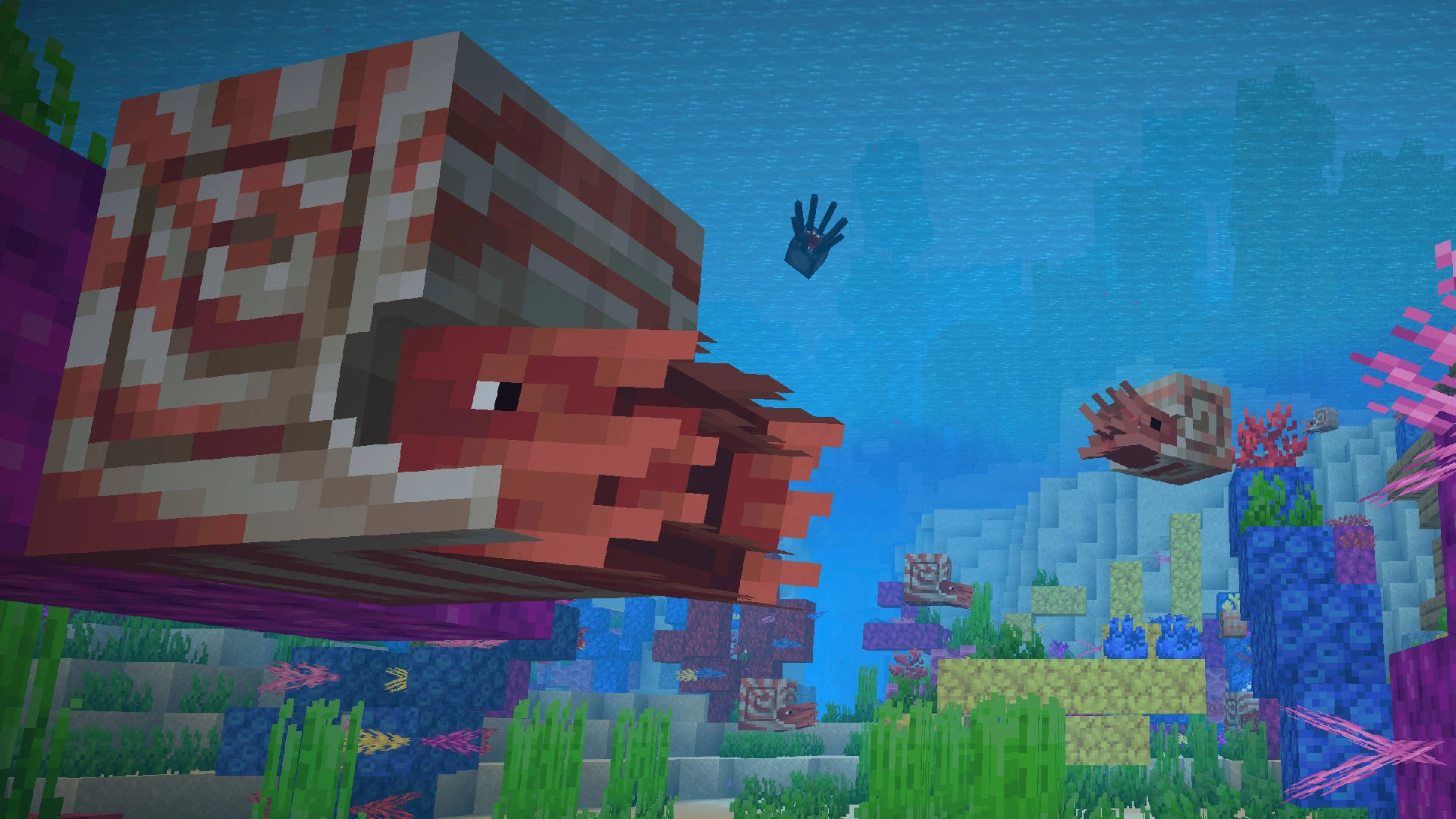 Explore the vibrant underwater world of Minecraft