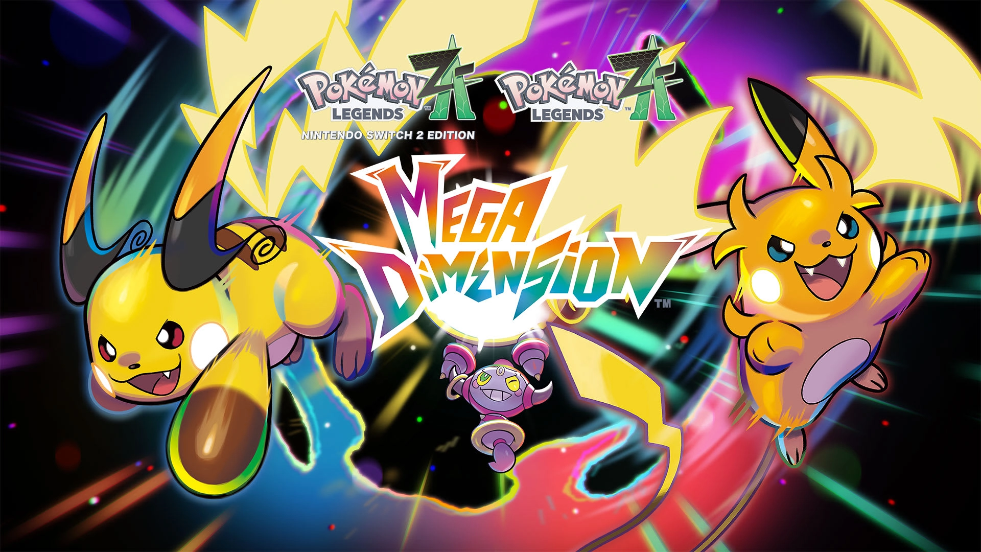 Explore Pokémon Legends: Z-A Mega Dimension with Hoopa and new Mega Evolutions in an action-packed adventure!