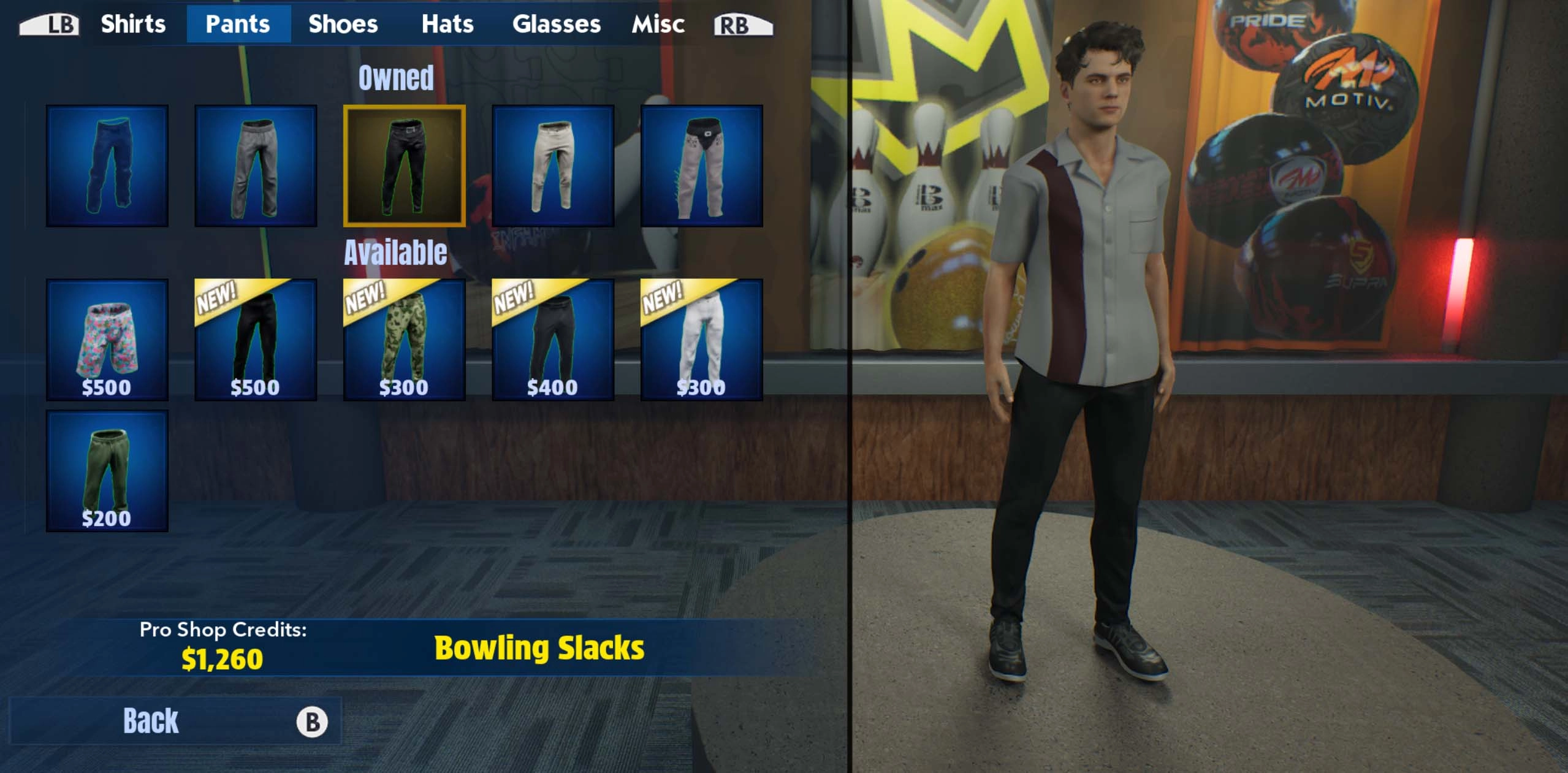 Customize your bowler in PBA Pro Bowling 2026 with new outfits and gear in the game