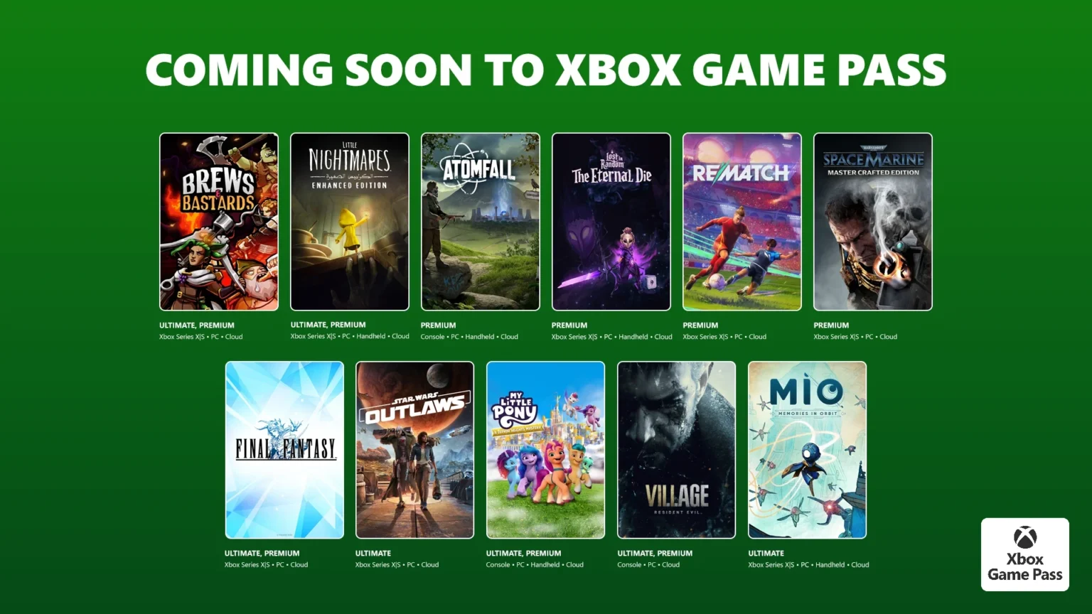 Xbox Game Pass January lineup locks in dates for Outlaws, Village, more