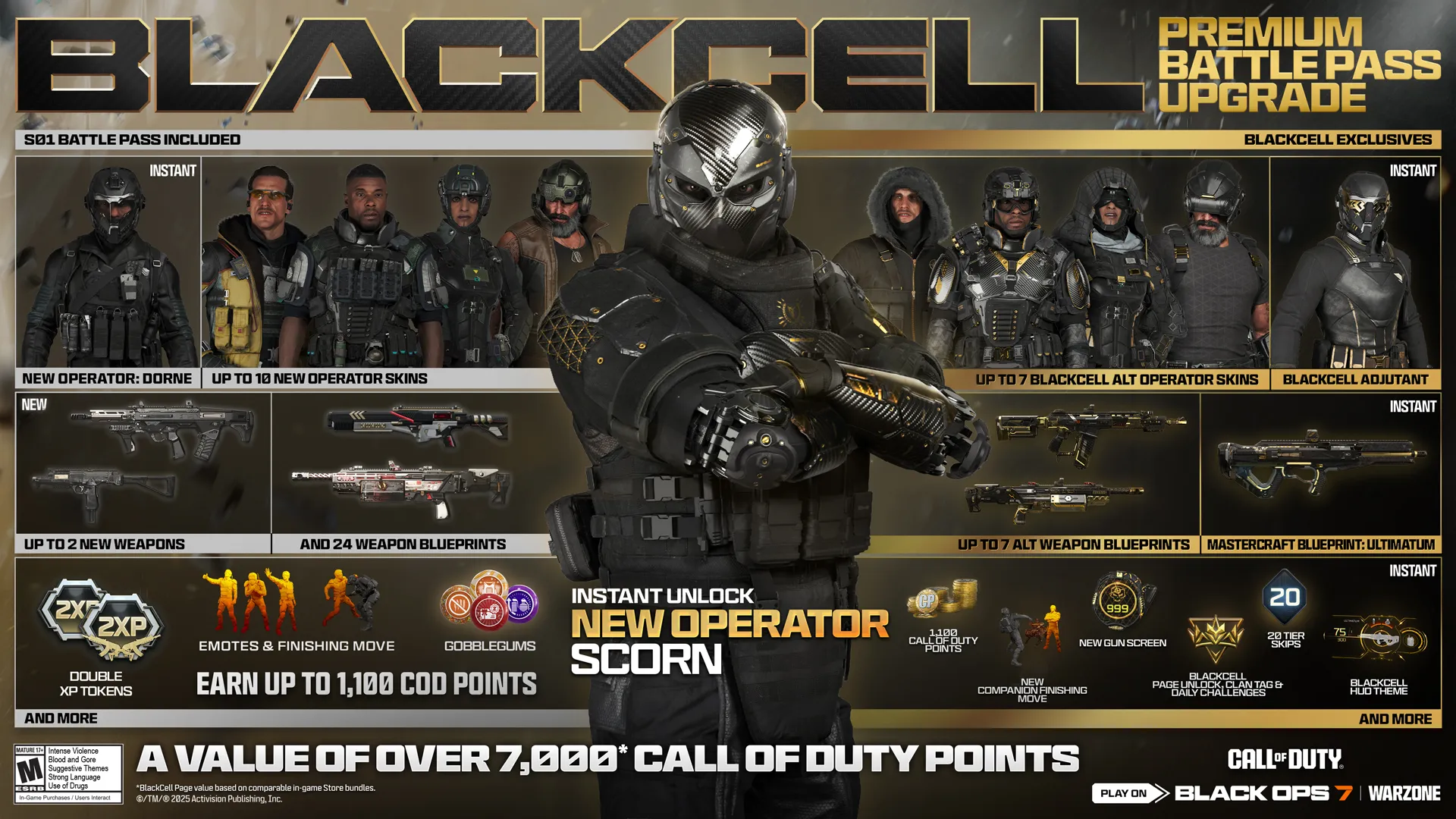 Unlock the Season 01 Battle Pass in Call of Duty: Black Ops 7 and Warzone, featuring new operators, weapons, and exclusive...