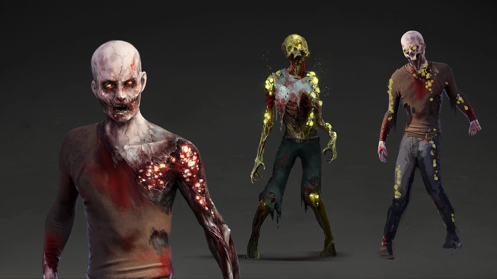 Zombies from Carmageddon: Rogue Shift, set in a post-apocalyptic 2050, showcasing survival and chaos.