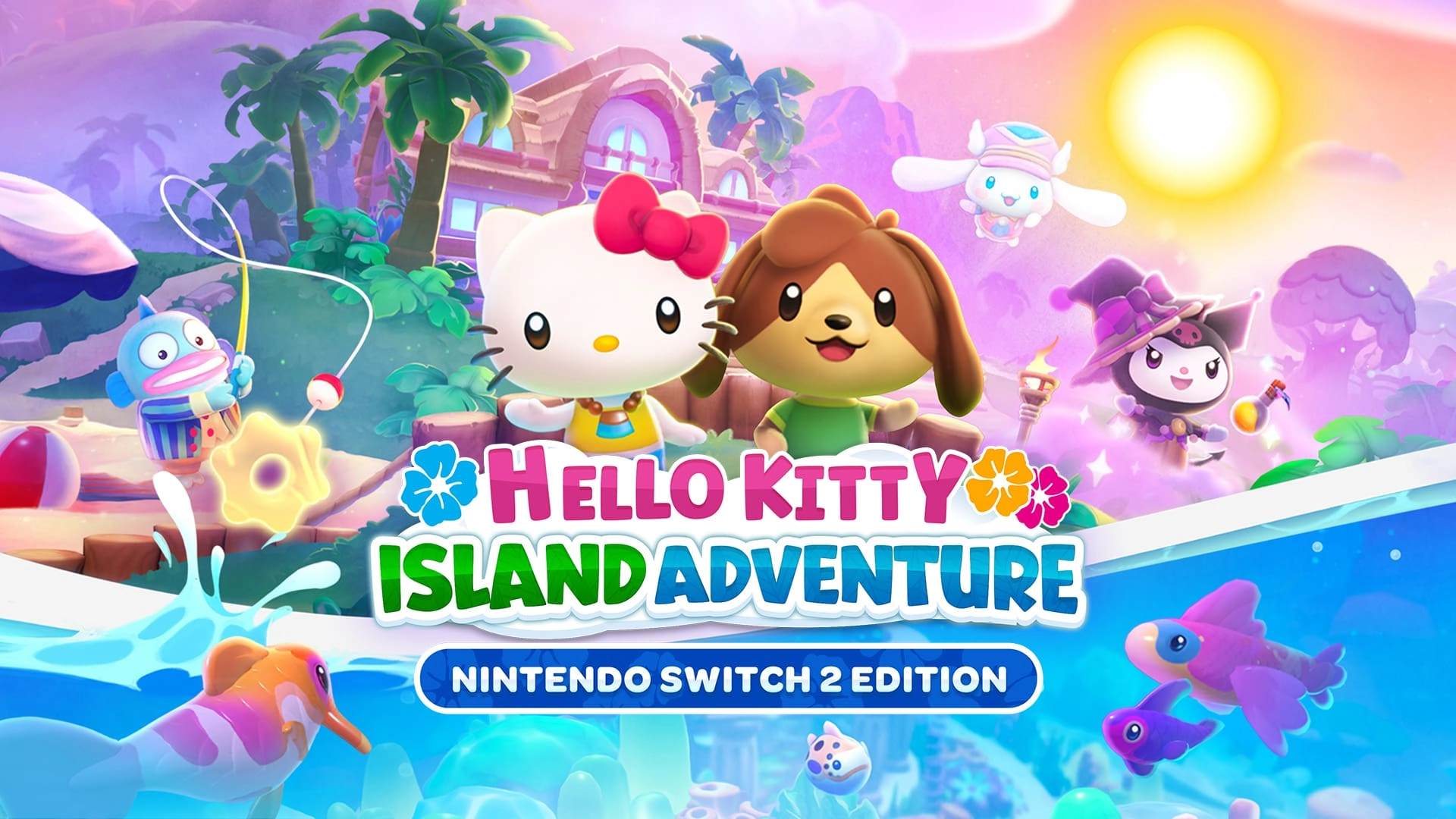 Hello Kitty and friends explore a vibrant island in the Nintendo Switch 2 edition adventure game
