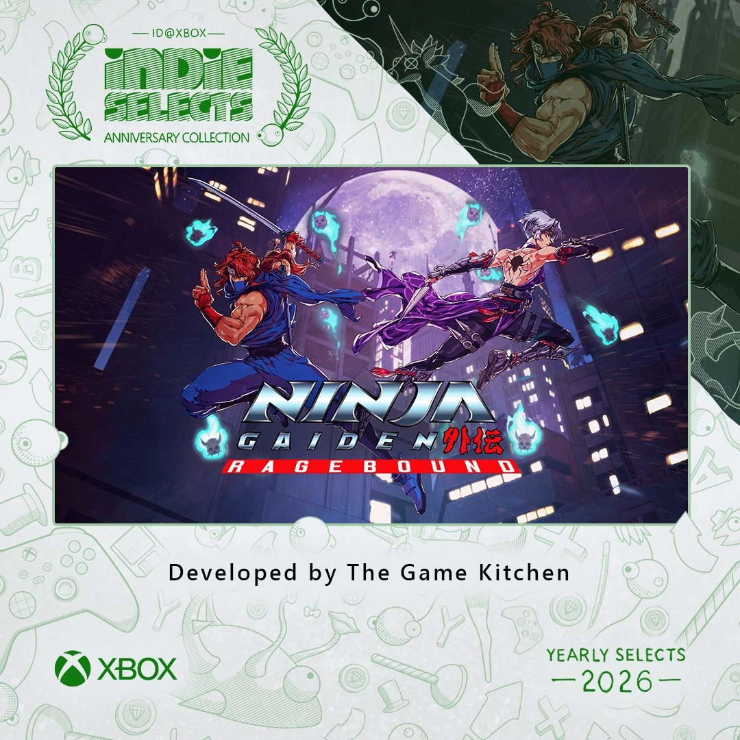 Xbox Indie Selects Anniversary Collection featuring Ninja Gaiden: Ragebound game cover art
