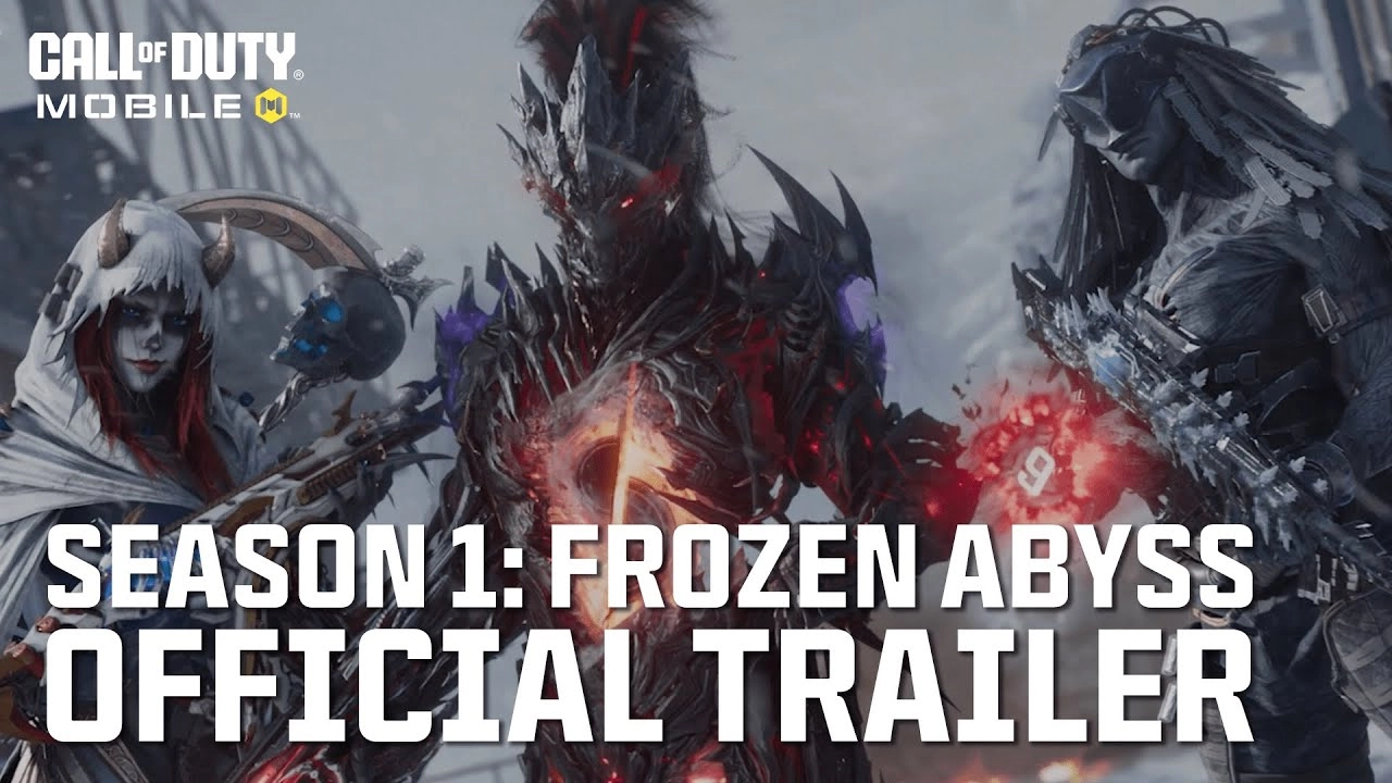 Official trailer for Call of Duty: Mobile Season 1 – Frozen Abyss featuring new operators and winter-themed events.