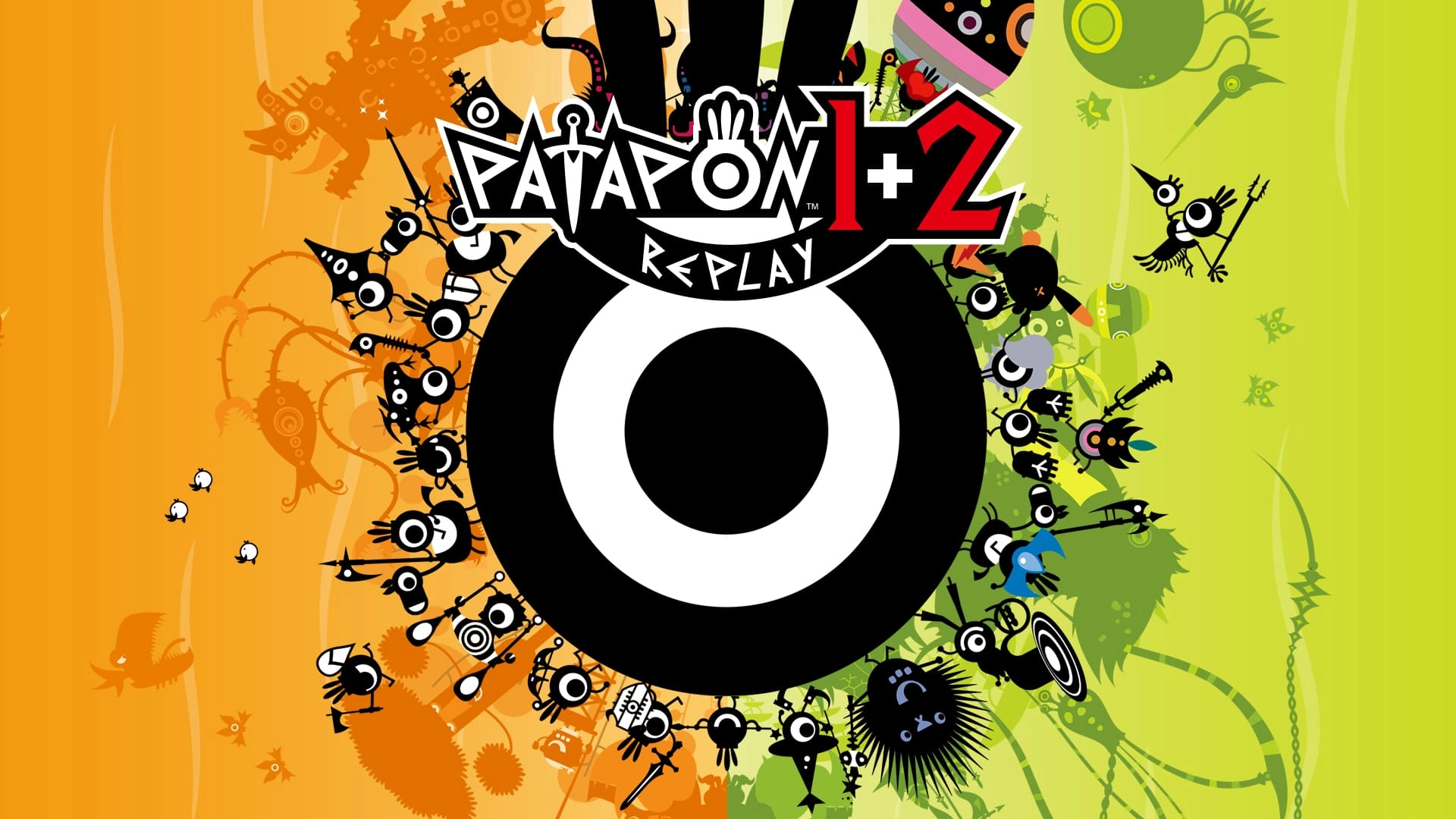 Colorful graphic featuring characters from Patapon Remastered on Nintendo Switch, promoting fun games under $30.