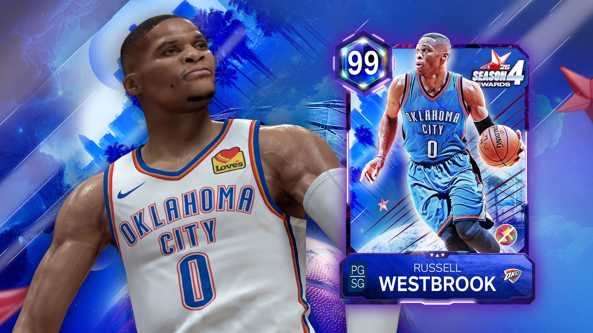 NBA 2K26 showcases Russell Westbrook with All-Star rewards. Gear up for Season 4 in Los Angeles!