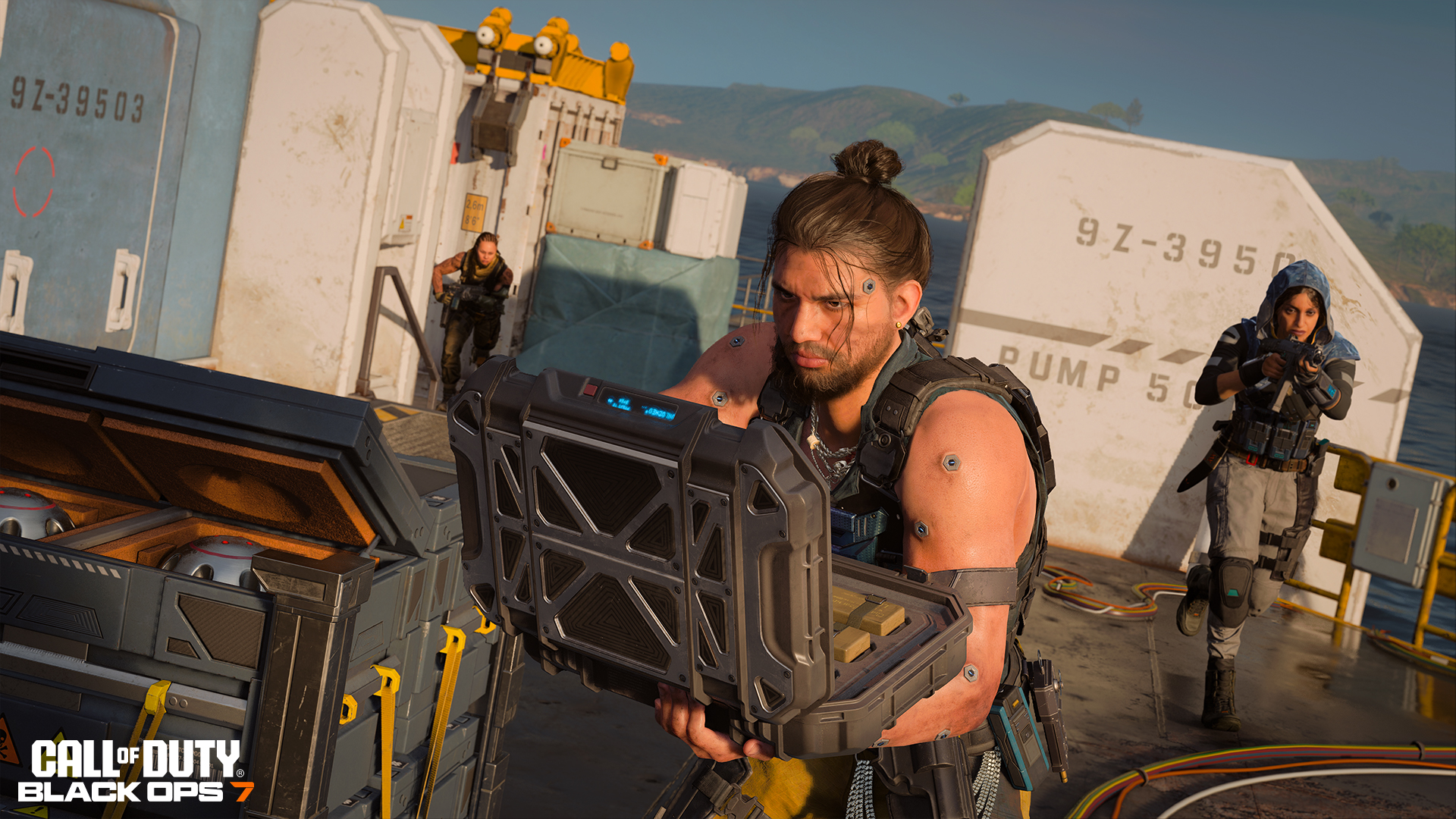 Players strategizing in Call of Duty: Black Ops 7, highlighting teamwork and combat in an action-packed environment.