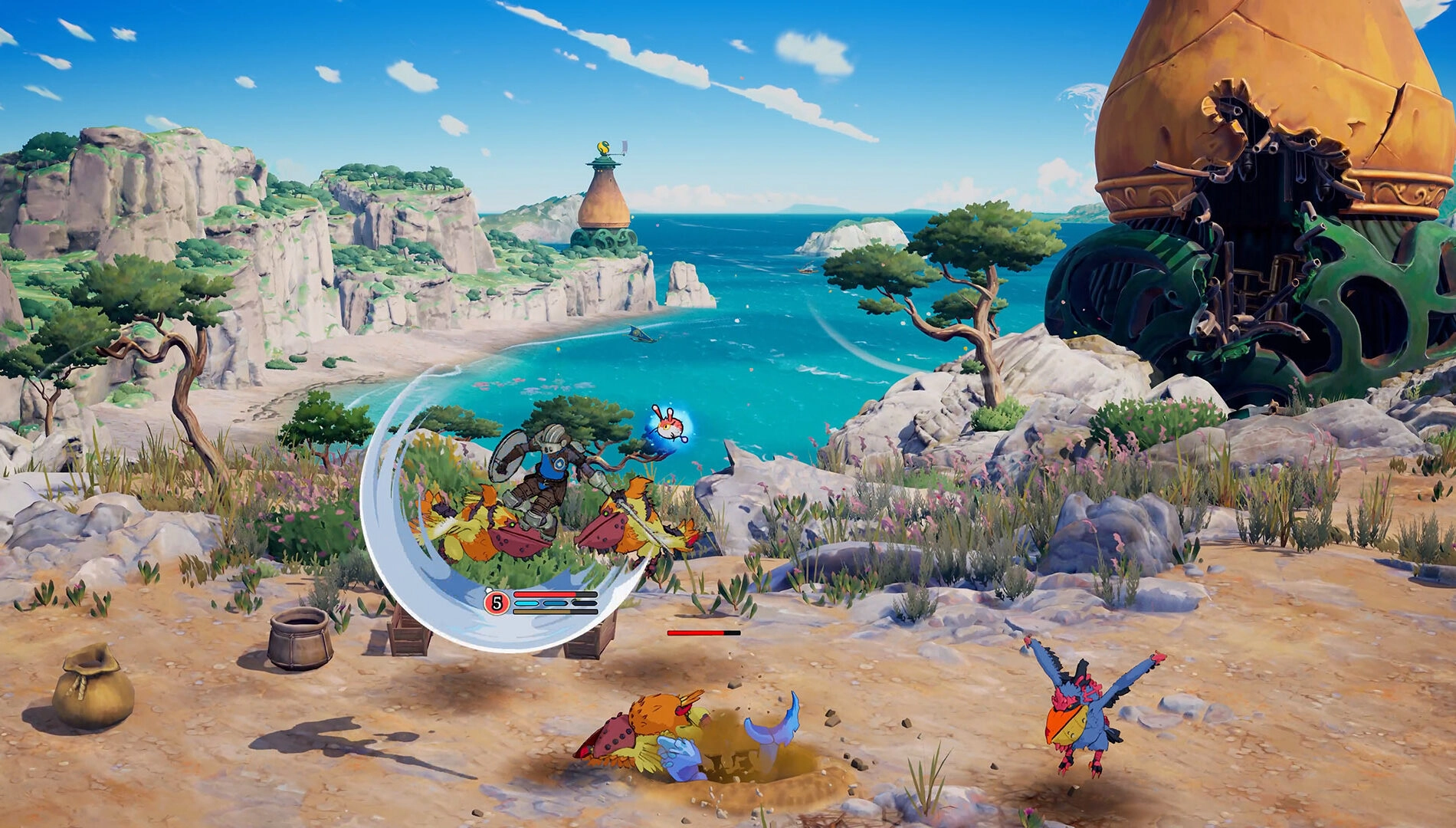 Cooperative action RPG Towerborne showcases vibrant gameplay, epic brawls, and beautiful landscapes, launching February 26...