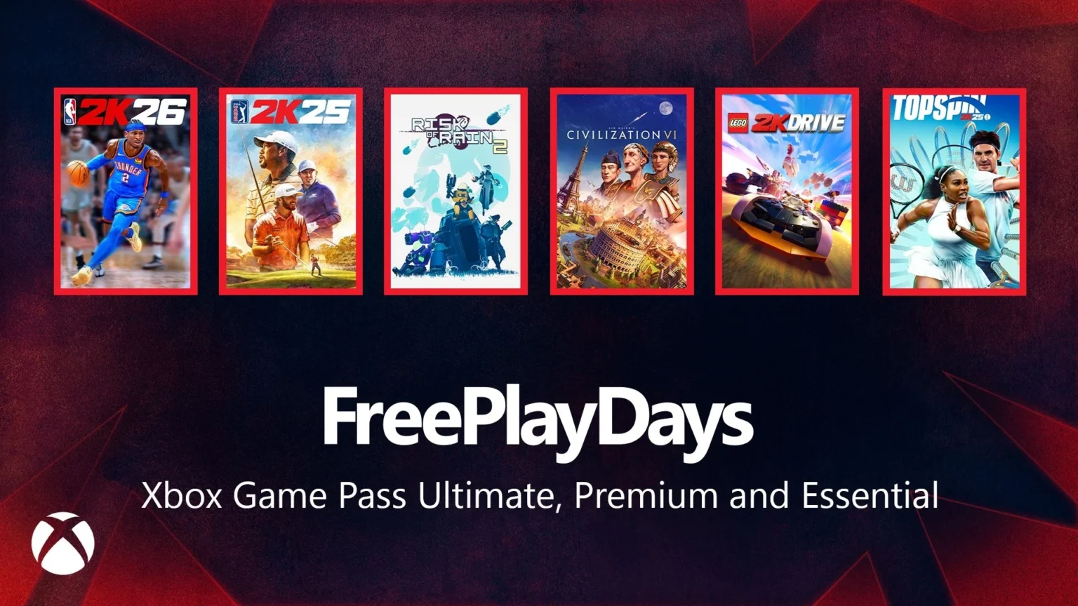 Six 2K Titles Headline Xbox Free Play Days on February 5-8