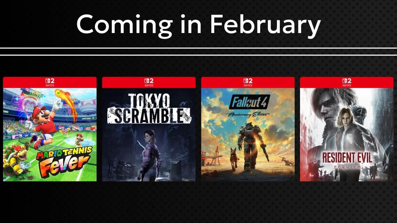 What’s Landing on Nintendo Switch 2 This February – Full Dates and Details