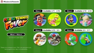 Limited-Time Mario Tennis Fever Icons Schedule Revealed